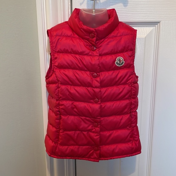 Pink Moncler 4T Puffer Vest - Picture 4 of 9